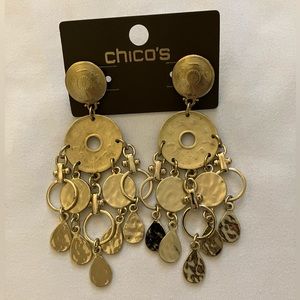 Chico’s gold earrings